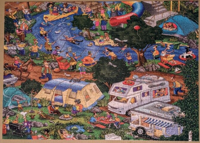 Getting Away From It All (part 2 of 3). 1000 piece jigsaw.