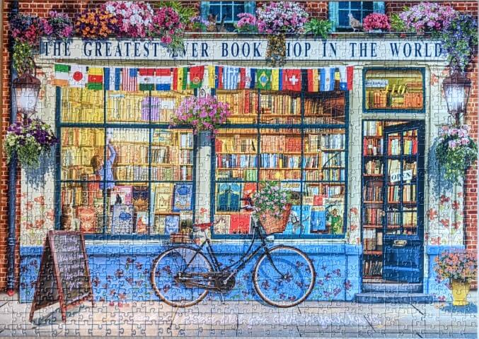 The Greatest Bookshop. 1000 piece jigsaw.