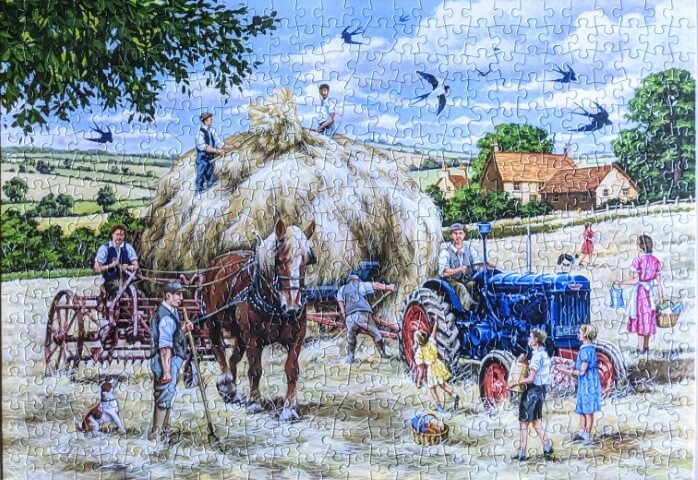 Making Hay. 500 XXL piece jigsaw.