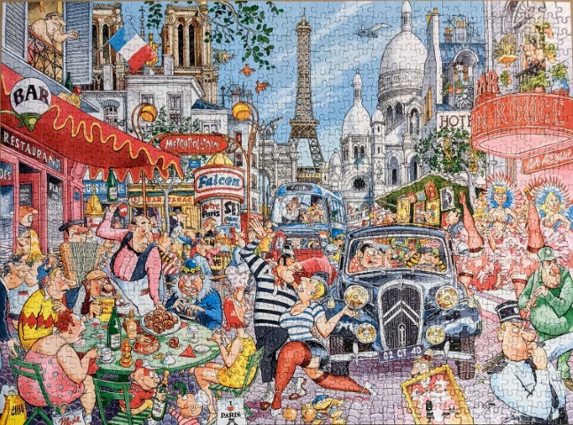 I Love Paris. 1000 piece jigsaw.